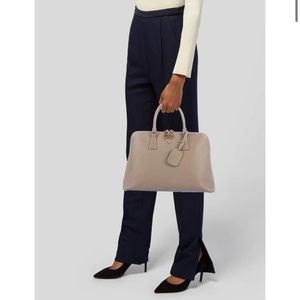 Prada Saffiano Lux Medium Promenade Zip Top Like New With Tags